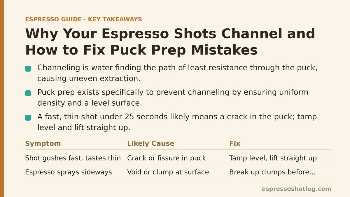 why-your-espresso-shots-channel-and-how-to-fix-puck-prep-mistakes